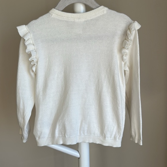 H&M Button Up Ruffle Cardigan 2T - Picture 9 of 13